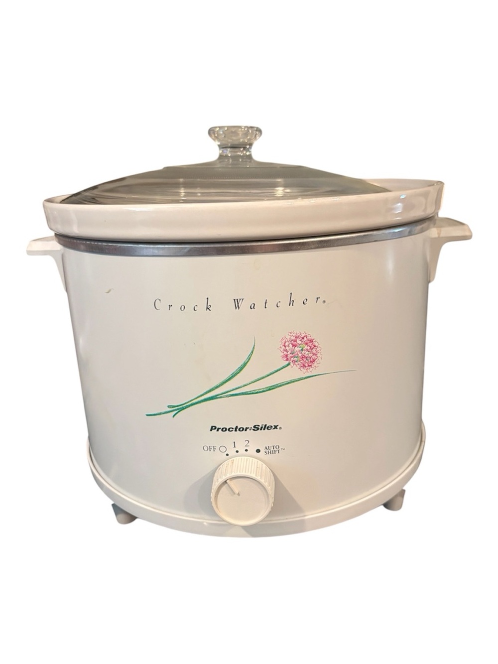 Proctor Silex White Crock Watcher Slow Cooker Crockpot